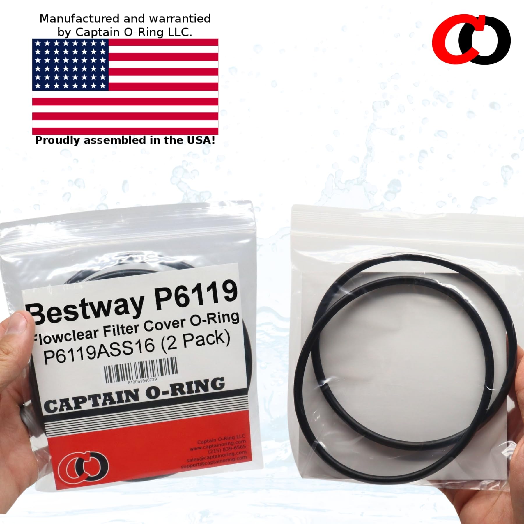 ぷわぁ.*˚ Amazon.com: Captain O-Ring Replacement P6119 (P6119ASS16) O